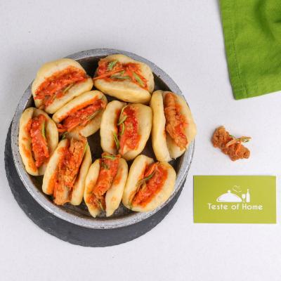 خبز الباو بالبخار بالحبة