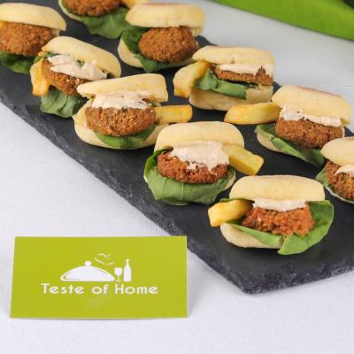 ميني ساندوتش الفلافل بالحبة