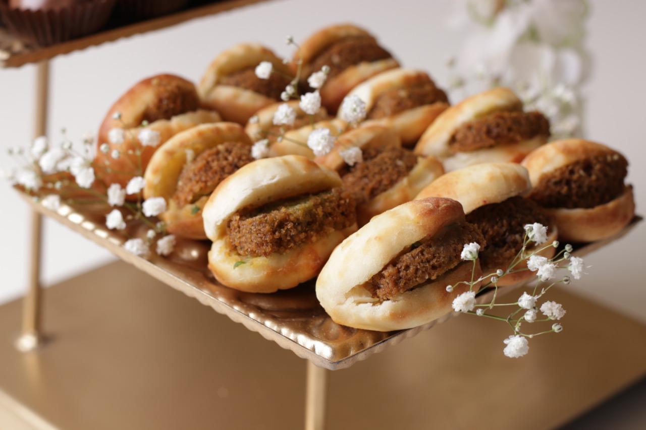 ميني ساندوتش الفلافل بالحبة