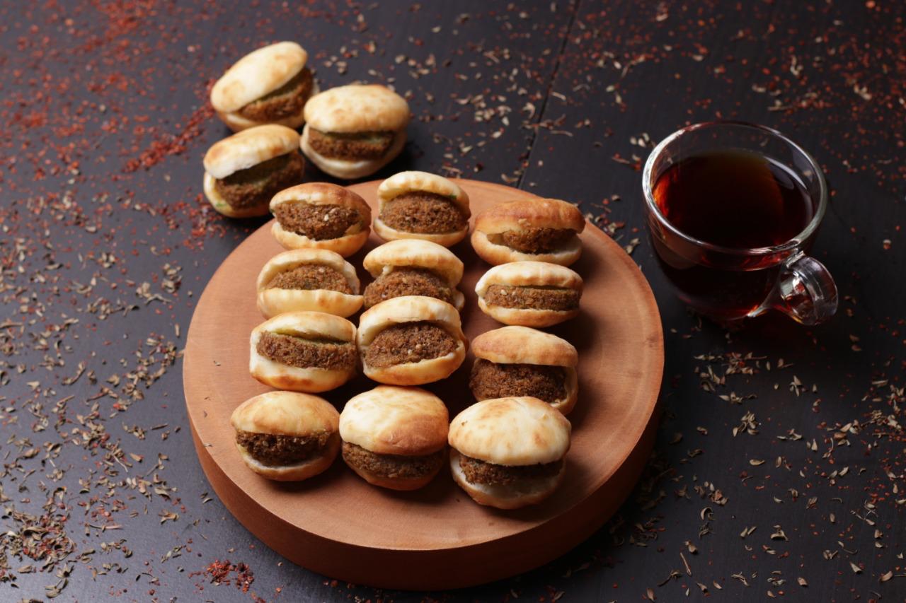 ميني ساندوتش الفلافل بالحبة