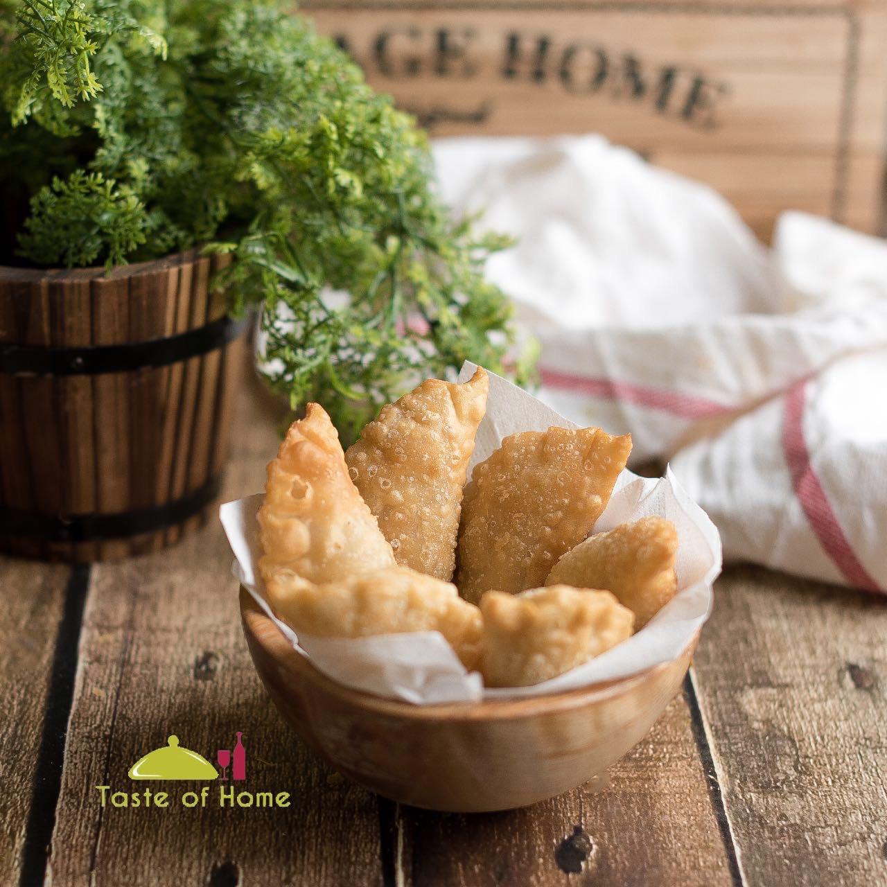 سمبوسة بف حشوة دجاج  بالحبة 